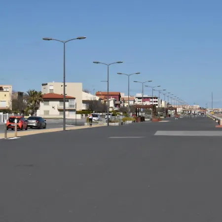 T2 4 Personnes Entièrement Rénové Front De Avec Parking Privatif, Climatisation, Et Machine à Laver Séchante Narbonne-Plage