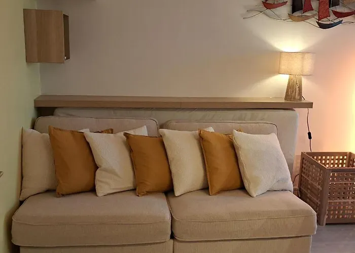 Apartman T2 4 Personnes Entierement Renove Front De A 50 M De La Avec Parking Privatif, Climatisation, Et Machine A Laver Sechante *